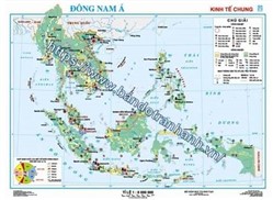 Bản đồ Đông Nam Á - Kinh tế chung